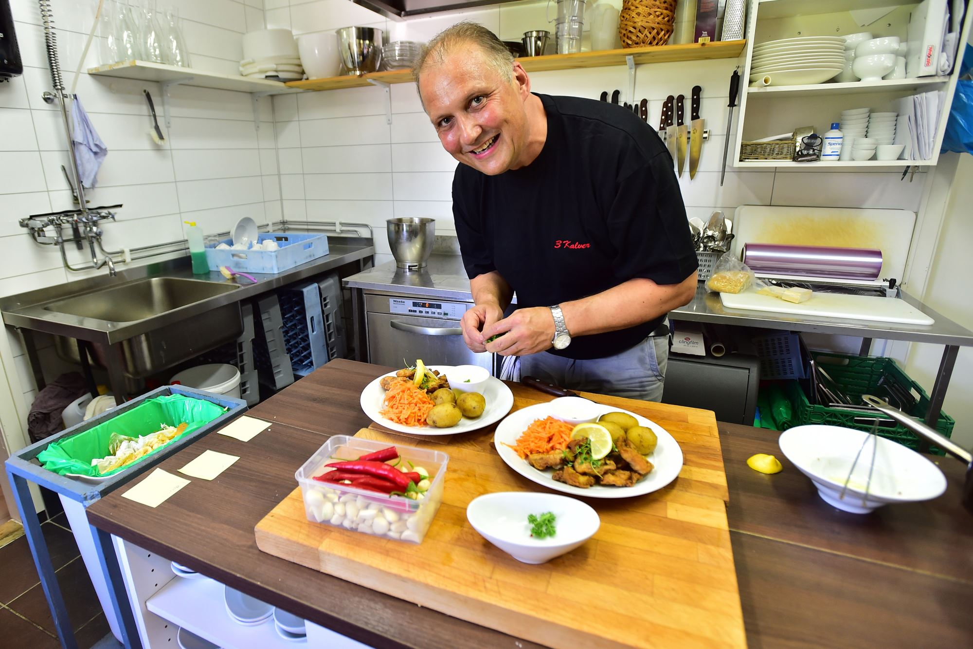3 Kalver - restaurant/gårdskafé på Dønna